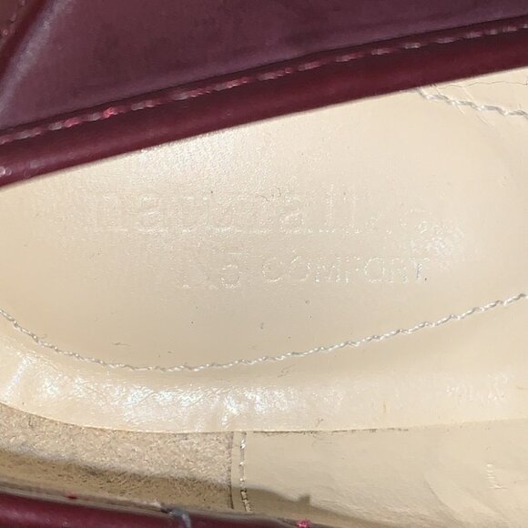 naturalizer N5 comfort US Susy brown slip on heels w/silver tone chain size 7M - Picture 12 of 16